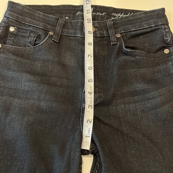 7 For All Mankind Cropped High Waist Vintage Straight Size 25 - Picture 5 of 16